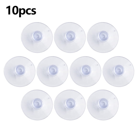 10PCS Transparent Suction Cups for Kitchen Bathroom Glass Casement Wall Hooks