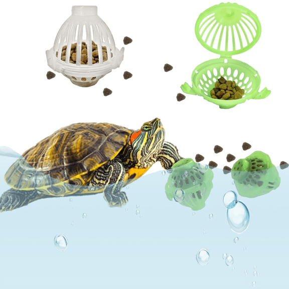 10PCS Turtle Enrichment Toys for Aquatic Turtles, Including Feeder Ball - Aquarium Accessories