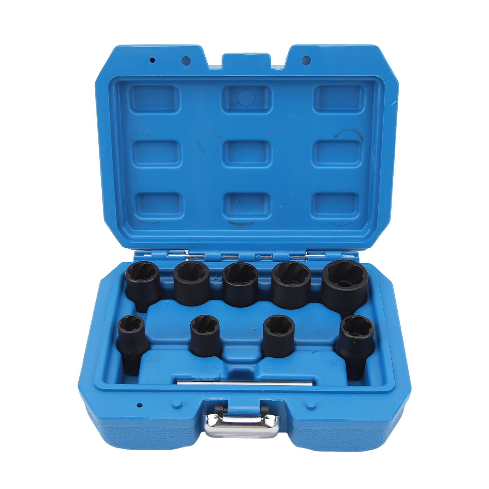 10PCS Twist Impact Socket with 8mm Straight Rod 3/8in Drive 10 to 19mm