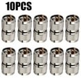 thumbnail image 1 of 10PCS UHF male plug PL-259 PL259 to UHF male Straight RF Coaxial Connector Adapter, 1 of 7