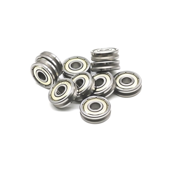 10PCS V Grooved V625ZZ Straightener Guide Wheel Bearings 5*16*5 mm ABEC-7 V Groove Pulley Roller Bearing V120 625VV ,Quiet and Smooth