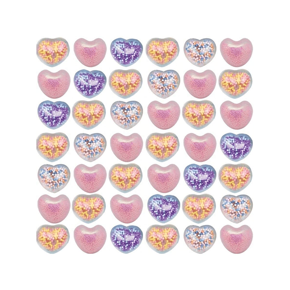 10PCS Valentine's Squishy Toys, Mini Heart Valentine's Squishies for Valentine's Party Favors, Valentine's Exchange Gifts, Stress Relief&Novelty Toys for Classroom Prizes, Assorted Varieties