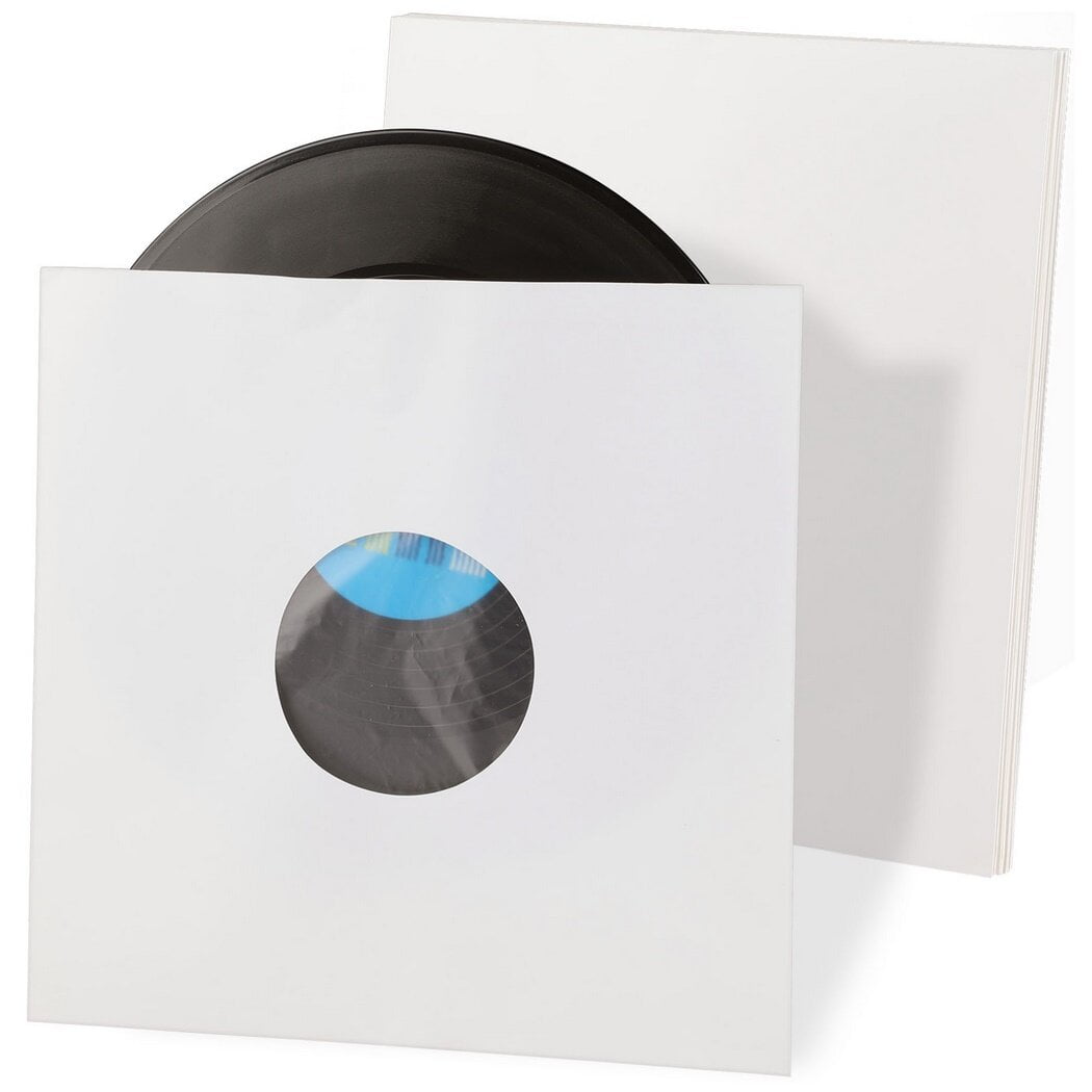 10PCS Vinyl Record Sleeves, White Kraft Paper Dust Sleeves for 10Inch