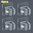 thumbnail image 1 of 10PCS Wall Mounted Mop Organizer Holder Wall-Mounted Waterproof Mop Storage Rack Broom Hanger Hooks Household Tools, 1 of 20