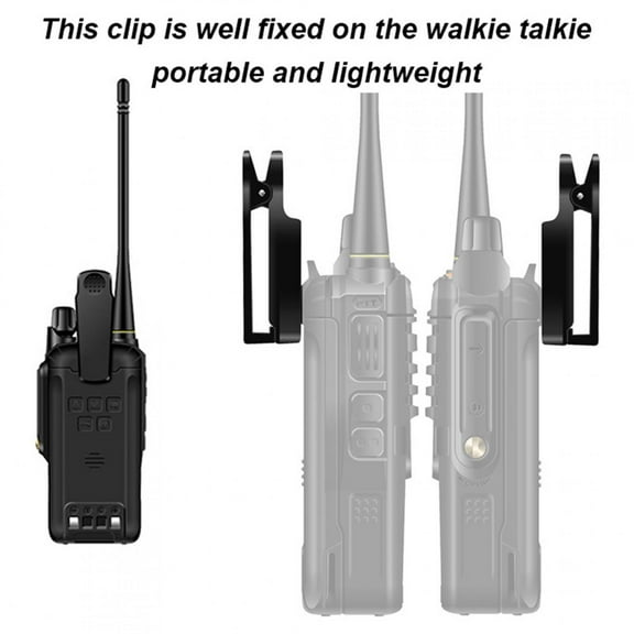 10PCS Waterproof Black Walkie Talkie Belt Clip Accessory For BAOFENG UV-9R Plus
