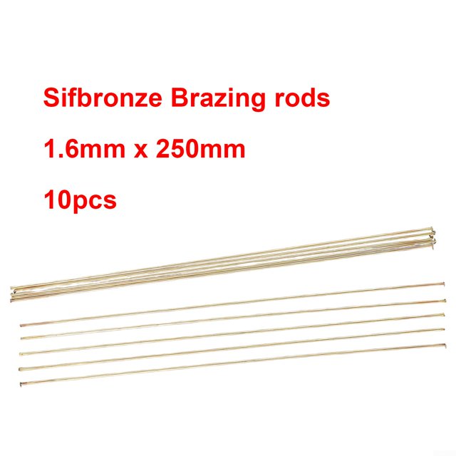 10PCS Wire Brazing Easy Melt Welding Rods Low Temperature Tin Bronze