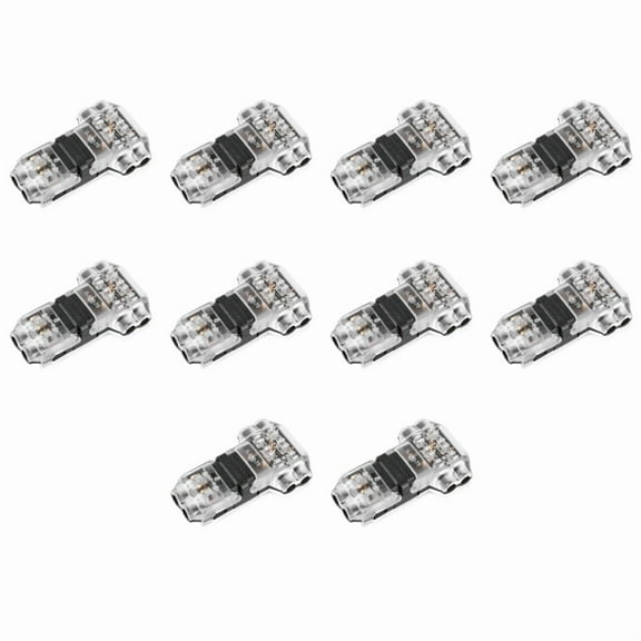 10PCS Wire Connector, Low Voltage Wire Connector, T-Plug Wire Connector, T-Plug 2-Pin Wire Splice Connector