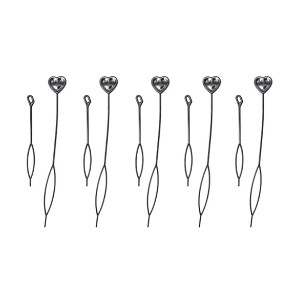 10PCS Women Hair Beader Tool Hair Pull Tools with 2 Size Hair Braiding Accessory