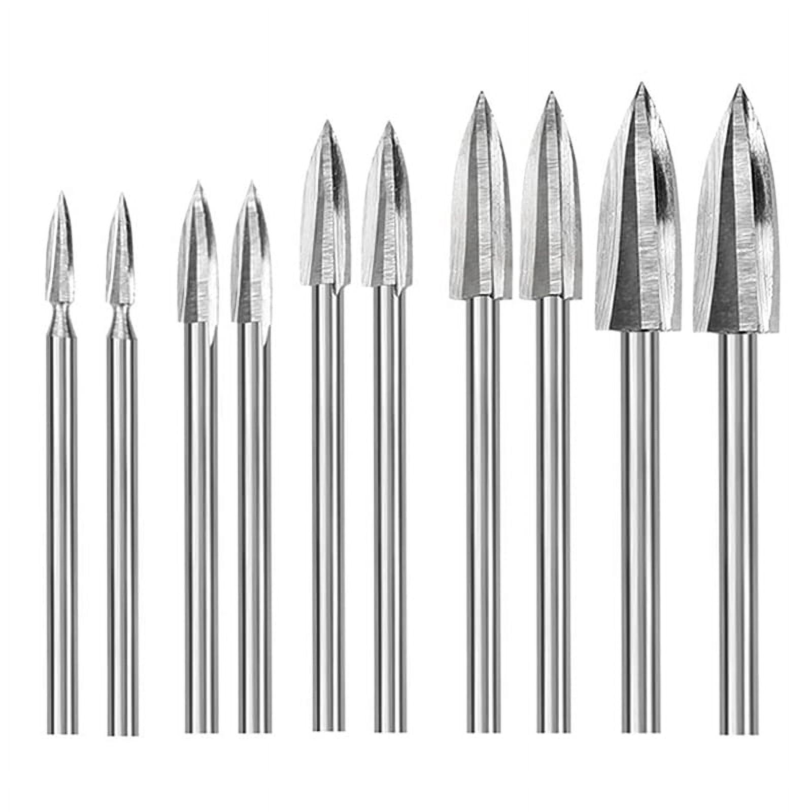 10PCS Wood Carving Drill Bit Steel Carving Drill Bit Set Is Used for