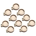 thumbnail image 1 of 10PCS Wooden Small Embroidered Mini Round Cross Stitch Fixed Frame Sewing Accessories, 1 of 7