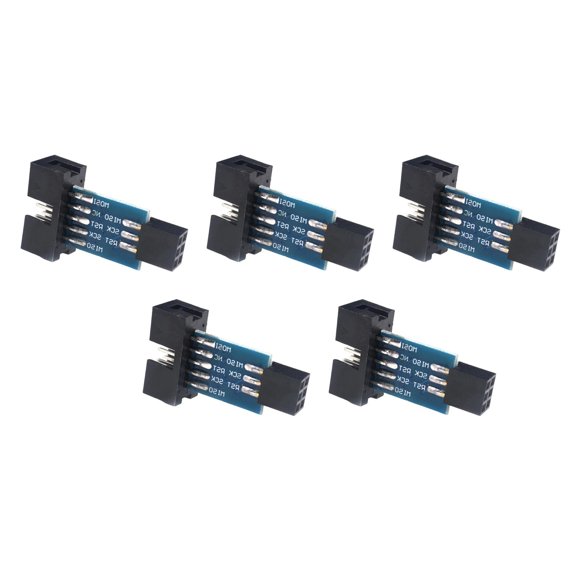 10PIN To 6PIN AVR Programmer Interfaces Converters Board Adapters Module For Chip Development