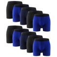 thumbnail image 1 of 10PK Comfort Flex Mens Boxer Briefs Assorted Underwear Size S M L XL XXL Medium, 1 of 10