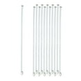 thumbnail image 1 of 10PK Glass Stirring Rods, 7.9" - Spade & Button Ends, 6mm Diameter - Excellent for Laboratory or Home Use - Borosilicate 3.3 Glass - Eisco Labs, 1 of 5