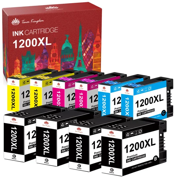 10PK Ink Cartridge Compatible for PGI1200XL PGI-1200XL MAXIFY MB2120 MB2720