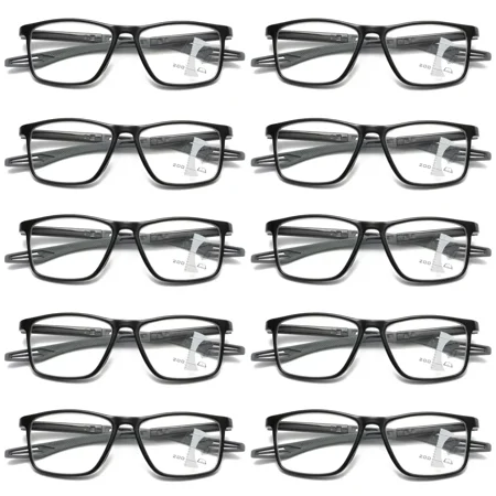 10PK Men Women Multifocus No Line Progressive Reading Glasses Multifocal Readers