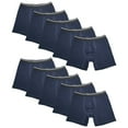 thumbnail image 1 of 10PK Mens Performance Boxer Briefs Breathable Comfort Waistband Underwear Shorts, 1 of 4
