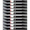 thumbnail image 1 of 10PK Oregon 195-048 Blades for AYP Husqvarna 510417901 532131323 Ariens 21546095, 1 of 3