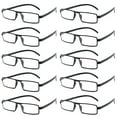 thumbnail image 1 of 10PK Unisex Unbreakable Lightweight Reading Glasses Blue Light Blocking Readers, 1 of 10
