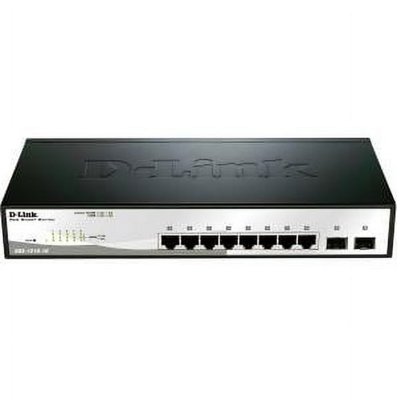 10PORT GIGABIT WEBSMART SWITCH INCLUDING 2 SFP PORTS