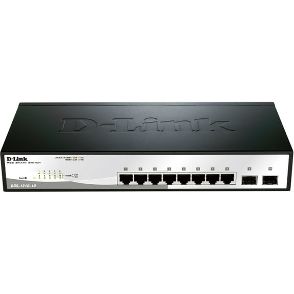 10PORT GIGABIT WEBSMART SWITCH INCLUDING 2 SFP PORTS