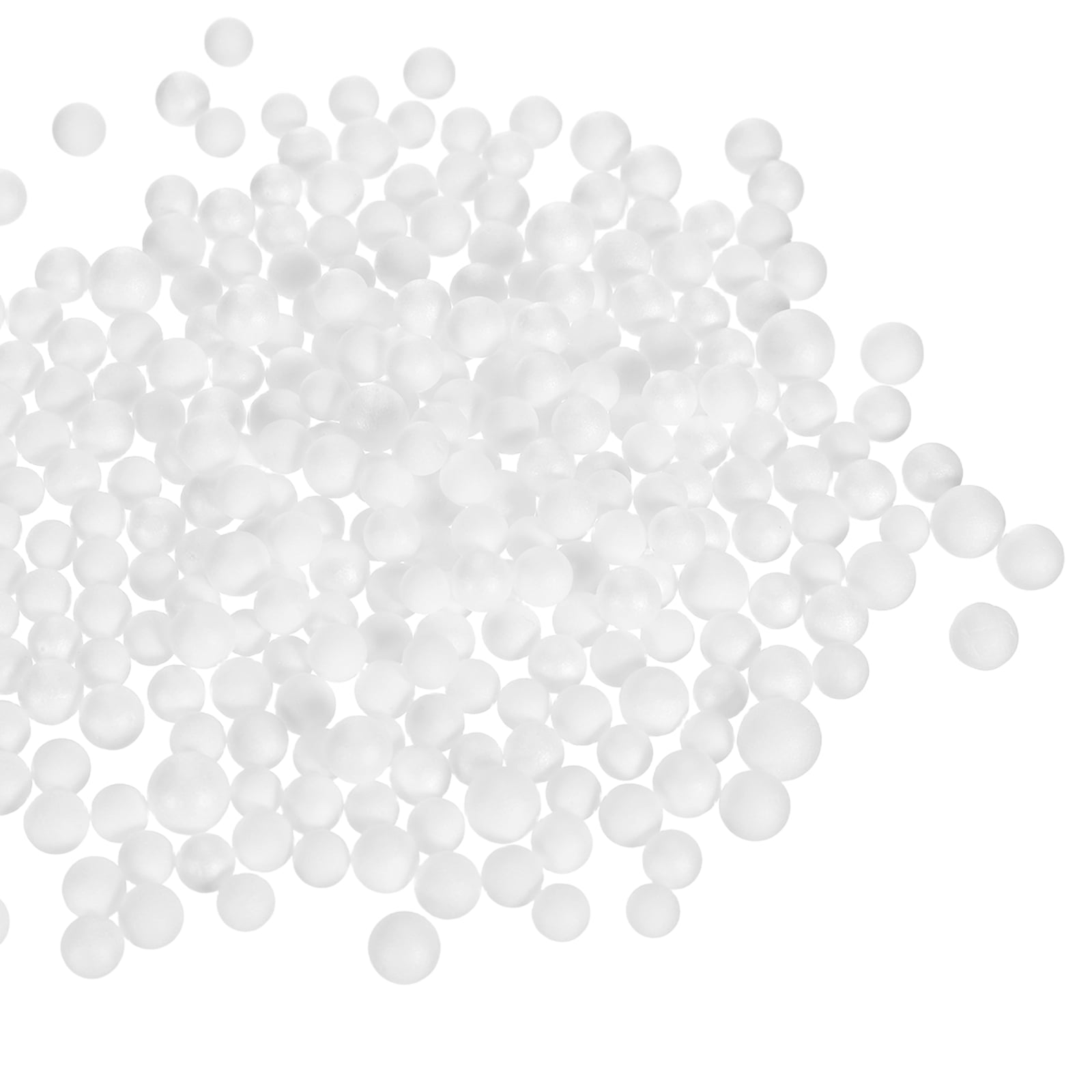 10Pack 0.16"-0.24" Foam Ball, Mini Round Foam Beads Balls for DIY Crafts, Party Decorations, Fillings of Vase Pillow, White