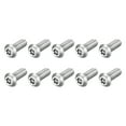 thumbnail image 1 of 10Pack 1/4-20 x 5/8" Torx Security Machine Screws Bolt, Silver Tone, 1 of 6