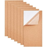 10Pack 15.7x7.8 Inch Back-Adhesive Cork Sheets (1mm Thick) Insulation Cork Backing Sheets