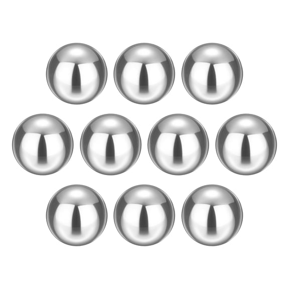 10Pack 19mm Bearing Balls, Solid Carbon Steel G1000 Precision Balls for Bearings Bicycles Casters Automotive Part and DIY (Mirror Polished)