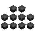 thumbnail image 1 of 10Pack 20mmx20mm(0.79inch) Plastic Tubing Plug Square Post End Caps Black, 1 of 6
