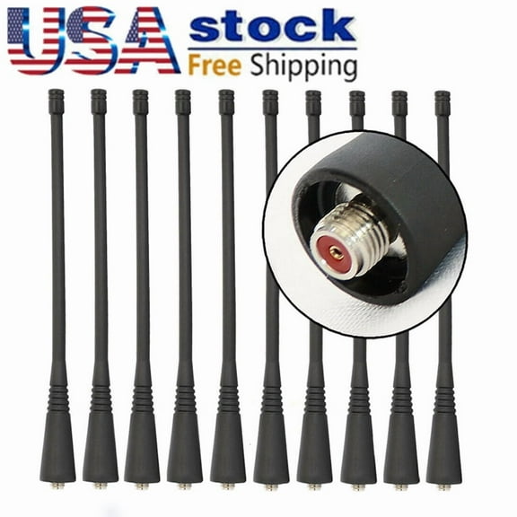 10Pack 400-470Mhz ATU-16D whip Antenna For VX451 VX454 VX459 EVX531 EVX534 EVX539 EVX571 EVX581 Portable Radios