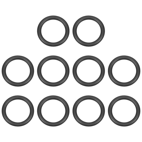 10Pack AS-212 O-rings, EPDM O-Rings 7/8" ID, 2-5/32" OD, 1/8" Width Rubber Gasket Sealing Washers for Water Pipe Seals Water Connections Sinks (70 Durometer, Black)