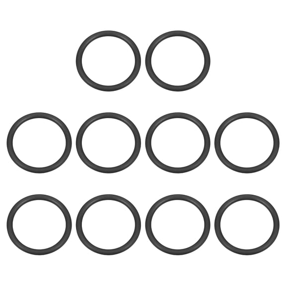 10Pack AS-218 O-rings, EPDM O-Rings 1-1/4" ID, 2-29/32" OD, 1/8" Width Rubber Gasket Sealing Washers for Water Pipe Seals Water Connections Sinks (70 Durometer, Black)