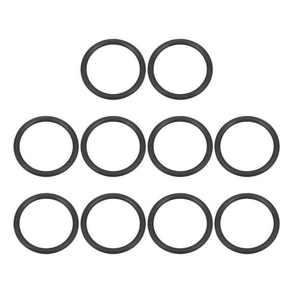 10Pack AS-219 O-rings, EPDM O-Rings 1-5/16" ID, 3-1/32" OD, 1/8" Width Rubber Gasket Sealing Washers for Water Pipe Seals Water Connections Sinks (70 Durometer, Black)