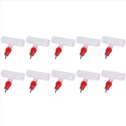10Pack Automatic Chicken Nipple Waterer with Tee Fittings, Poultry Coop Fully Automatic Drinking Water Kit