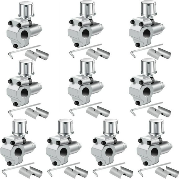 Quaqdae 10Pack BPV-31 Piercing Valve Line Tap Valve Kits Adjustable for Air Conditioners HVAC 1/4 Inch,5/16 Inch,3/8 Inch Tubing