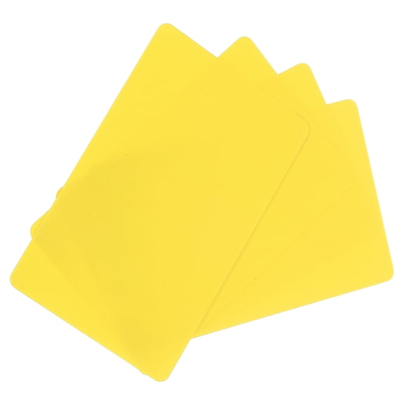 10Pack Blank Cards 20mil Blank Credit Cards Plastic Cards Yellow
