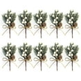 thumbnail image 1 of 10Pack Christmas Bouquet Berries Red Fruit Branches Festival Decoration Xams Ornaments Holidays Tree Ornament DIY Carft, 1 of 11