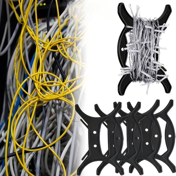 10Pack Christmas Light Storage Holder, All-Purpose Holiday Storage, Cord Wind up, Christmas Light Organizer for String Lights, Extensions Cords, Garland, Beads and More