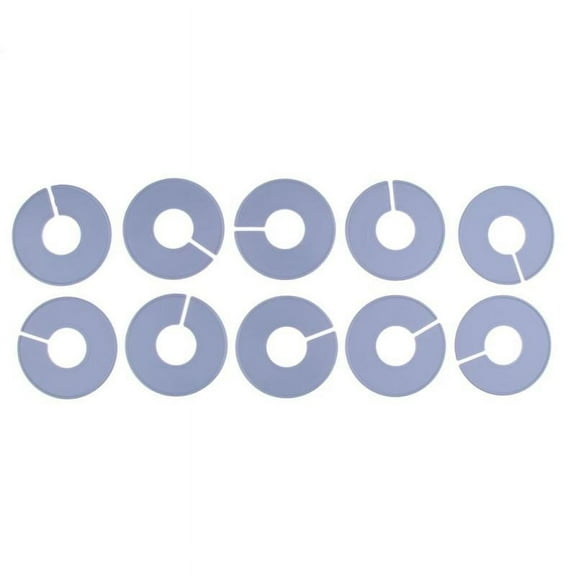 10Pack Clothing Rack Size Dividers Wardrobe Round Hangers Dividers