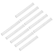 10Pack Compression Spring, 304 Stainless Steel 3mm OD 0.2mm Wire 25mm Length Mechanical Spring for Shop Home Repair Project, Silver Tone