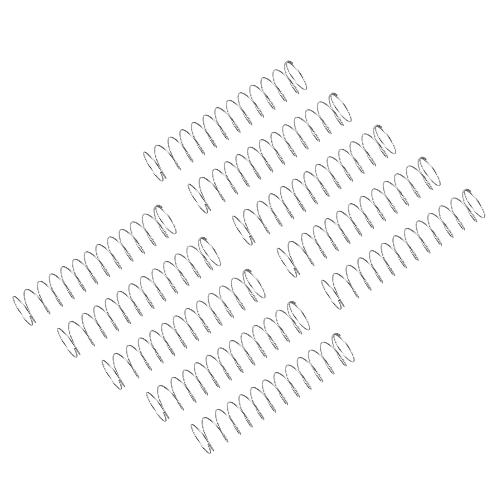 10Pack Compression Spring, 304 Stainless Steel 4mm OD 0.2mm Wire 20mm ...