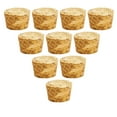 thumbnail image 1 of 10Pack Cork Stoppers Wine Bottle Cork Stoppers Wooden Tapered Cork Plugs Replacement Assorted Corks for Wine Beer Bottle Crafts 1.30x1.14x0.79inch, 1 of 8