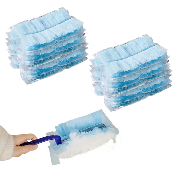 10Pack Disposable Dusters Refills, Fluffy Dusters Refills Magic Duster Static Duster Electrostatic Duster Dust Magnet Refills Strong Electrostatic Dust Removal for Home & Car Cleaning