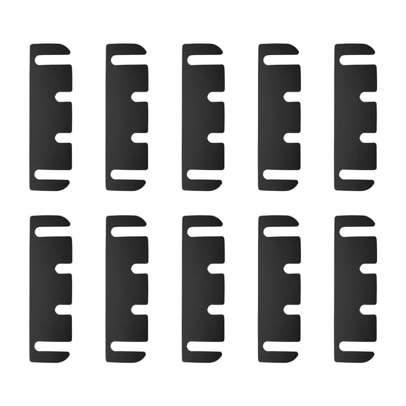 10Pack Door Hinge Shims, 4.5" x 1.3" Door Hinge Spacer Filler Plate Adjustable Repair Kit Filling Gaps in Interior Doors Kitchen Cabinets, 0.03" Thick