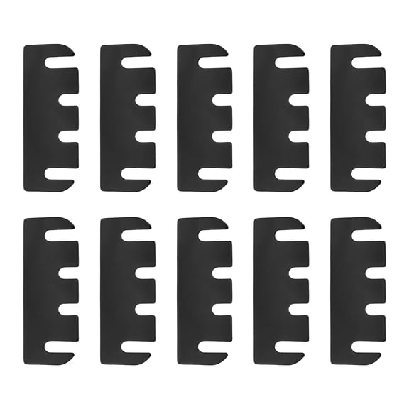 10Pack Door Hinge Shims, 4" x 1.5" Door Hinge Spacer Filler Plate Adjustable Repair Kit Filling Gaps in Interior Doors Kitchen Cabinets Furniture, 0.05" Thick