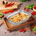 thumbnail image 1 of 10Pack Drip Pans Compatible with Weber Grills Spirit Gas Grills, Q Grills, Genesis and Genesis II LX 200 300 Series,Disposable Aluminum Foil BBQ Grease Trays, 7 x 4 Inch, 1 of 8
