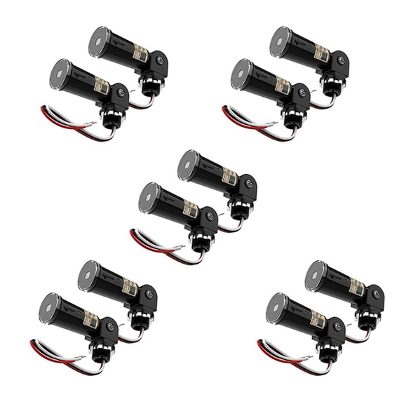 10Pack,Dusk to Dawn/Day Night Sensor, Photoelectric Switch, Photo Cell Sensor,IP65 Waterproof Photocell