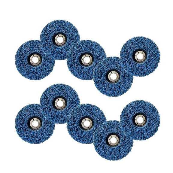 10Pack Easy Strip Discs Stripping Wheel 4-1/2 Inch x 7/8 Inch Rust Cleaning Disc Fit for Angle Grinders Grinds Paint Coating Rust Welds XLMD