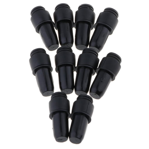 10Pack Fastener Rivet Clips Kits for Speakers Mesh Covers #052, Black, Rubber Durable