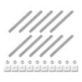 thumbnail image 1 of 10Pack Fully Threaded Rod, M3 x 30mm 304 Stainless Steel with Nuts Washers, 1 of 1